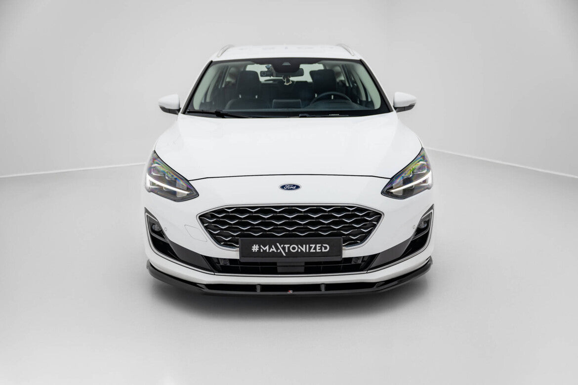 Frontlippe V.1 passend für Ford Focus Vignale Mk4 schwarz Hochglanz