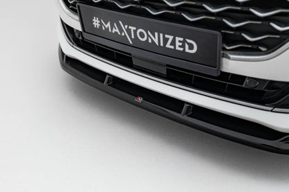 Frontlippe V.1 passend für Ford Focus Vignale Mk4 schwarz Hochglanz