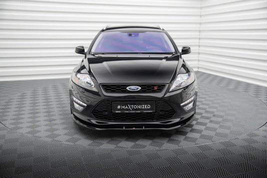 Frontlippe V.1 passend für Ford Mondeo ST-Line Limousine Mk4 FL schwarz Hochglanz