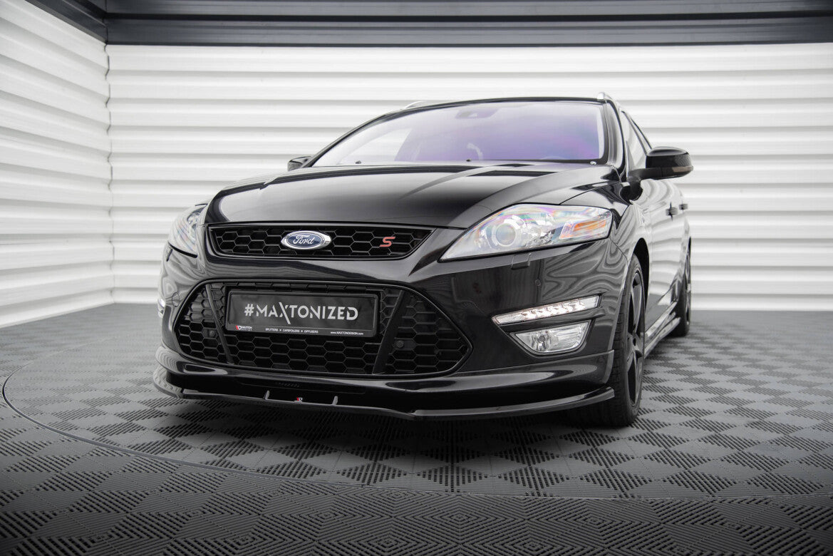 Frontlippe V.1 passend für Ford Mondeo ST-Line Limousine Mk4 FL schwarz Hochglanz