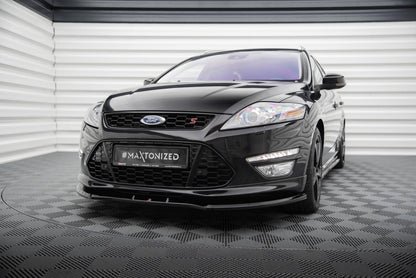 Frontlippe V.1 passend für Ford Mondeo ST-Line Limousine Mk4 FL schwarz Hochglanz