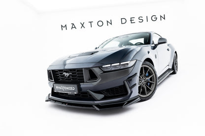 Frontlippe V.1 passend für Ford Mustang Dark Horse Mk7 schwarz Hochglanz