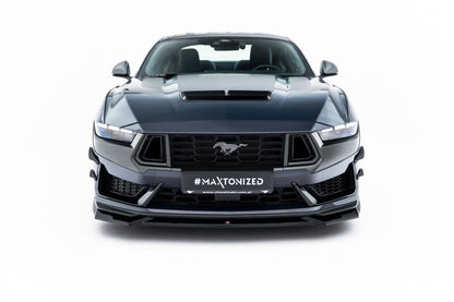 Frontlippe V.1 passend für Ford Mustang Dark Horse Mk7 schwarz Hochglanz