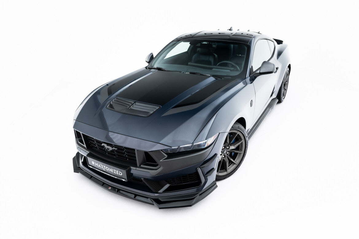 Frontlippe V.1 passend für Ford Mustang Dark Horse Mk7 schwarz Hochglanz