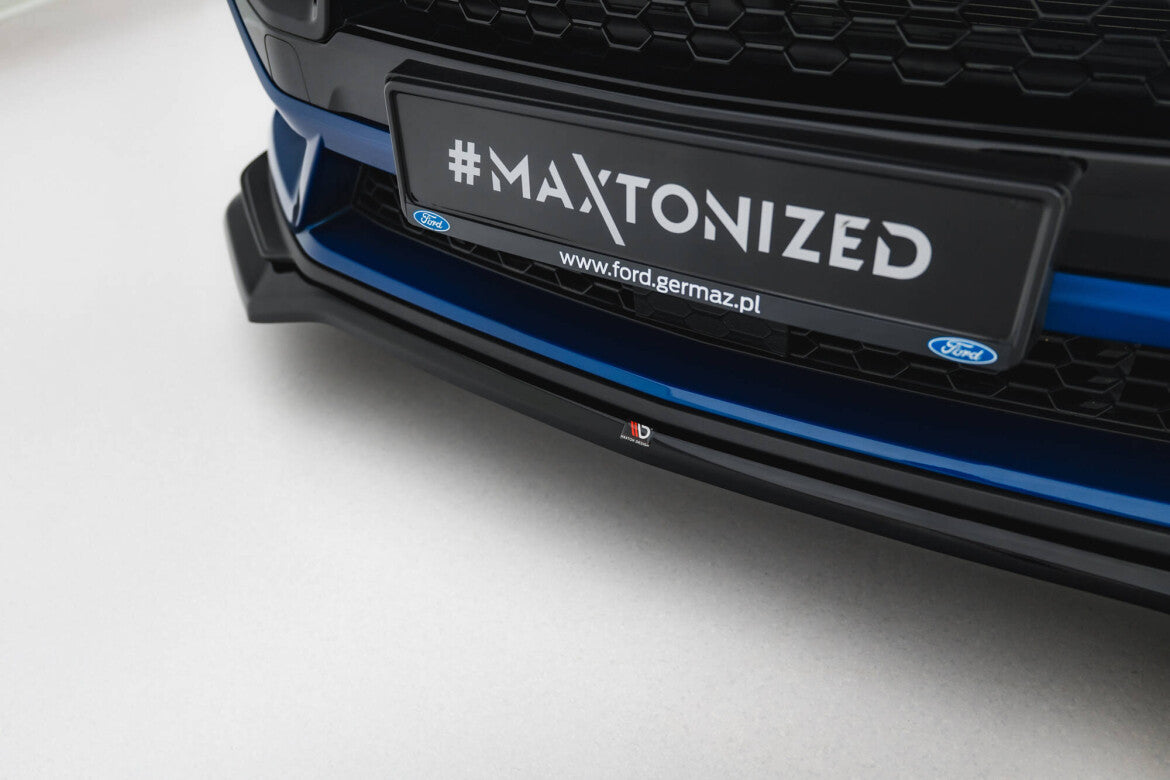 Frontlippe V.1 passend für Ford Mustang GT Mk7 schwarz Hochglanz