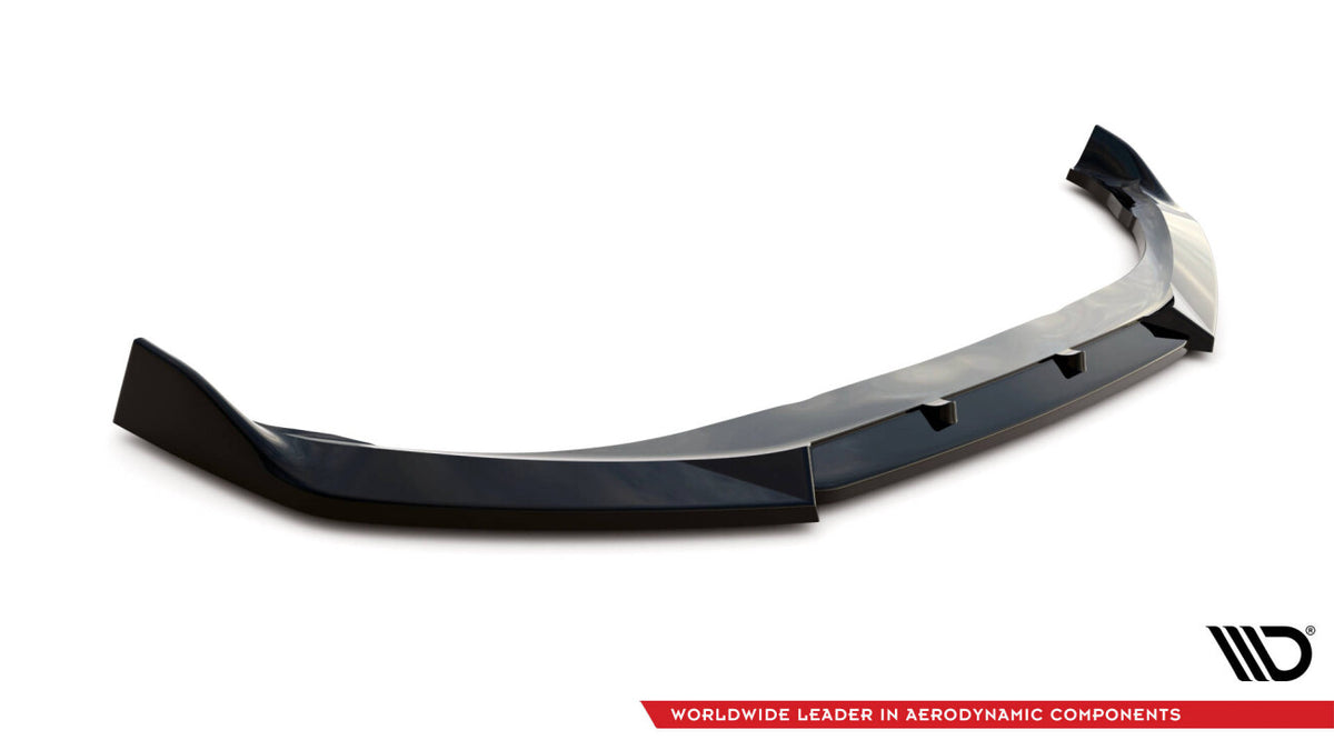 Frontlippe V.1 passend für Ford Mustang Mach-E Mk1 schwarz Hochglanz