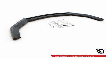 Frontlippe V.1 passend für Ford Mustang Mk. 6 FL schwarz Hochglanz