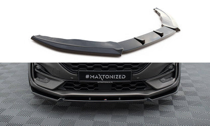Frontlippe V.1 passend für Ford Puma ST-Line Mk1 schwarz Hochglanz