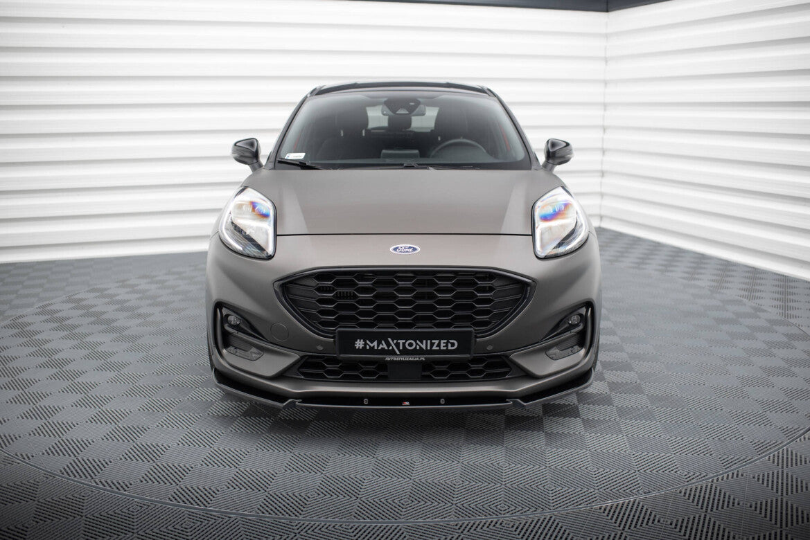 Frontlippe V.1 passend für Ford Puma ST-Line Mk1 schwarz Hochglanz