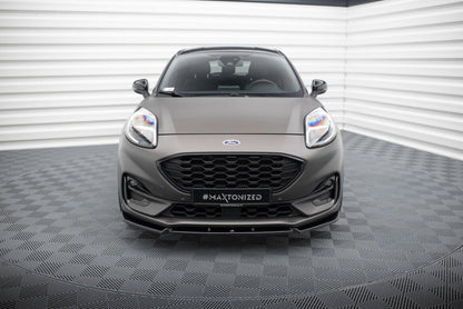 Frontlippe V.1 passend für Ford Puma ST-Line Mk1 schwarz Hochglanz