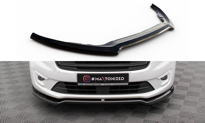 Frontlippe V.1 passend für Ford Transit Connect Mk2 FL schwarz Hochglanz