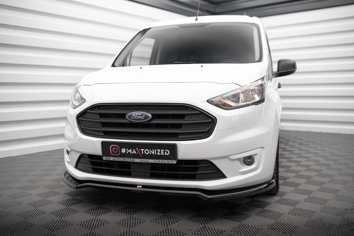 Frontlippe V.1 passend für Ford Transit Connect Mk2 FL schwarz Hochglanz