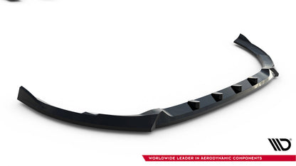 Frontlippe V.1 passend für Ford Transit Custom / Tourneo Custom Mk2 schwarz Hochglanz