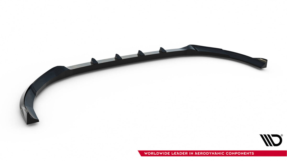 Frontlippe V.1 passend für Ford Transit Custom / Tourneo Custom Mk2 schwarz Hochglanz
