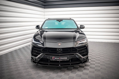 Frontlippe V.1 passend für Lamborghini Urus Mk1 schwarz Hochglanz