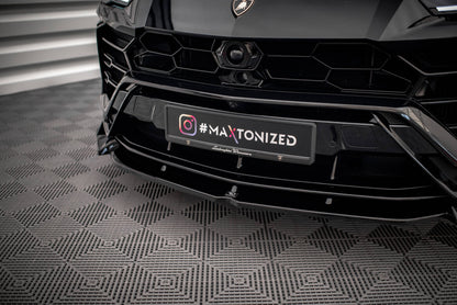 Frontlippe V.1 passend für Lamborghini Urus Mk1 schwarz Hochglanz