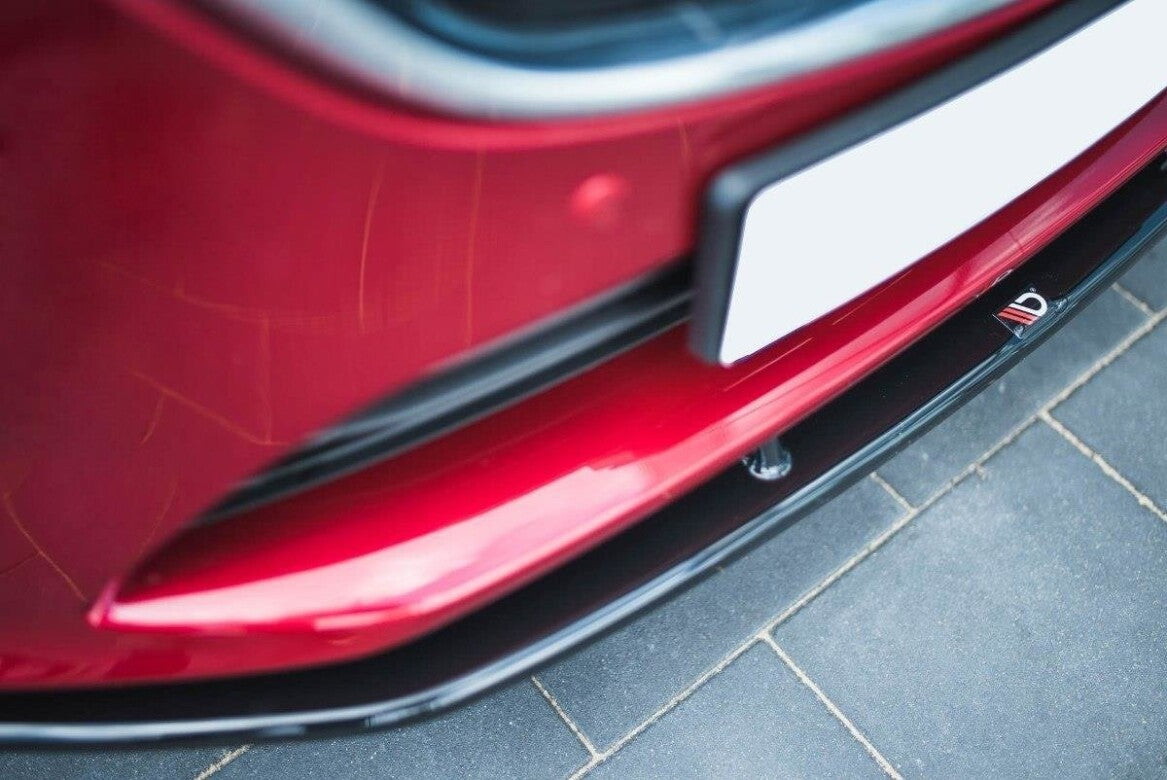 Frontlippe V.1 passend für Mazda 6 GJ (Mk3) FL schwarz Hochglanz
