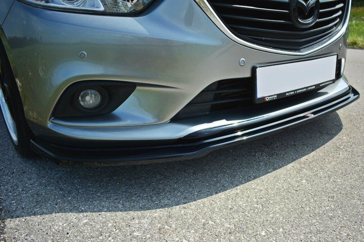 Frontlippe V.1 passend für Mazda 6 GJ (Mk3) schwarz Hochglanz