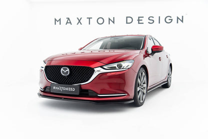 Frontlippe V.1 passend für Mazda 6 Mk3 FL schwarz Hochglanz