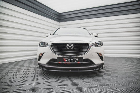 Frontlippe V.1 passend für Mazda CX-3 schwarz Hochglanz