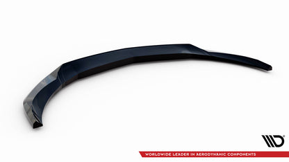 Frontlippe V.1 passend für Mercedes A AMG-Line W176 FL schwarz Hochglanz