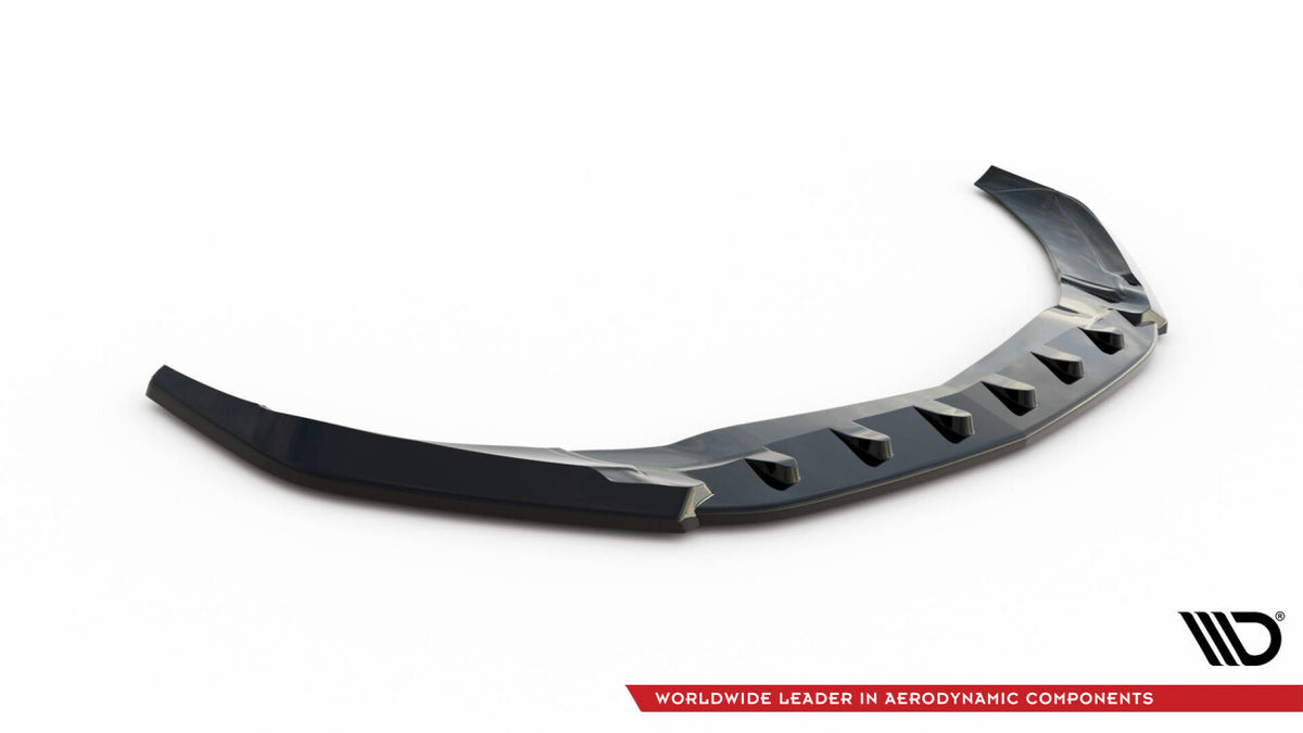 Frontlippe V.1 passend für Mercedes A45 Aero W176 FL schwarz Hochglanz