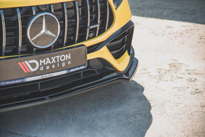 Frontlippe V.1 passend für Mercedes-AMG A 45 S Aero Pack W177 schwarz Hochglanz