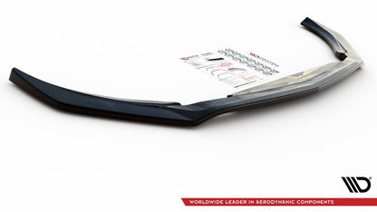 Frontlippe V.1 passend für Mercedes-AMG A 45 S Aero Pack W177 schwarz Hochglanz