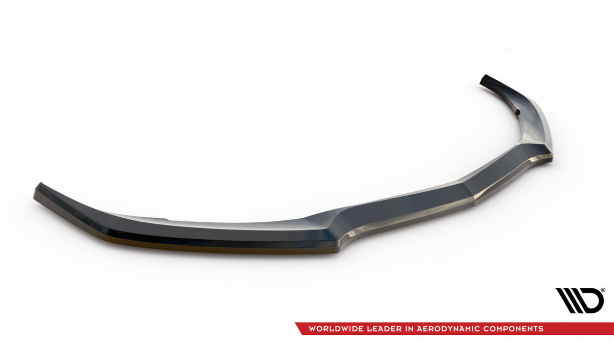 Frontlippe V.1 passend für Mercedes-AMG C63 Limousine / Kombi W205 FL schwarz Hochglanz
