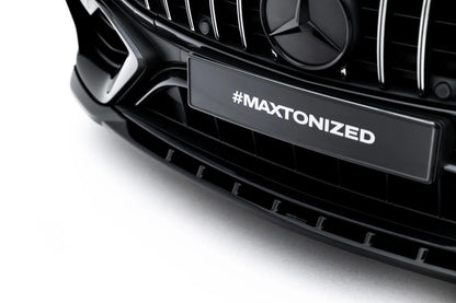 Frontlippe V.1 passend für Mercedes-AMG C63 Limousine / Kombi W206 / S206 schwarz Hochglanz