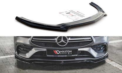 Frontlippe V.1 passend für Mercedes-AMG CLA 35 Aero C118 schwarz Hochglanz
