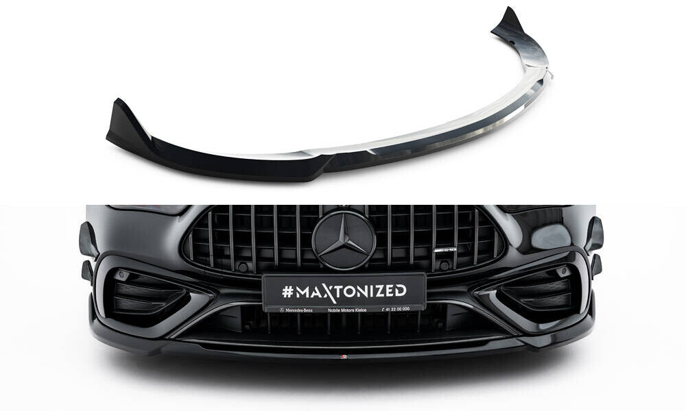 Frontlippe V.1 passend für Mercedes-AMG CLE 53 C236 schwarz Hochglanz