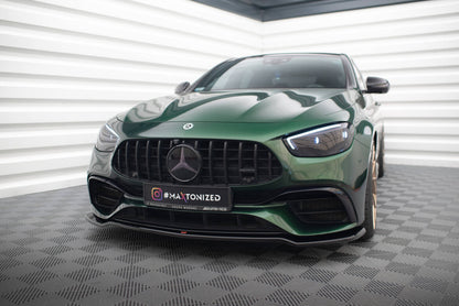 Frontlippe V.1 passend für Mercedes-AMG E63 W213 FL schwarz Hochglanz