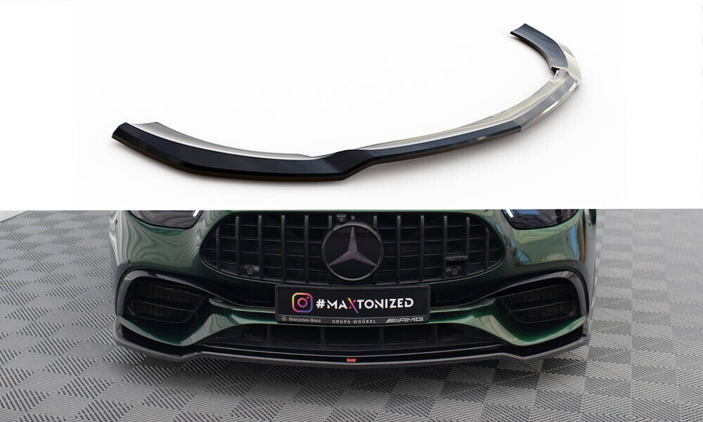 Frontlippe V.1 passend für Mercedes-AMG E63 W213 FL schwarz Hochglanz