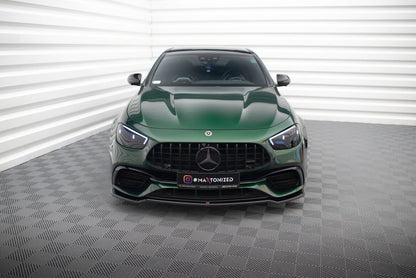 Frontlippe V.1 passend für Mercedes-AMG E63 W213 FL schwarz Hochglanz