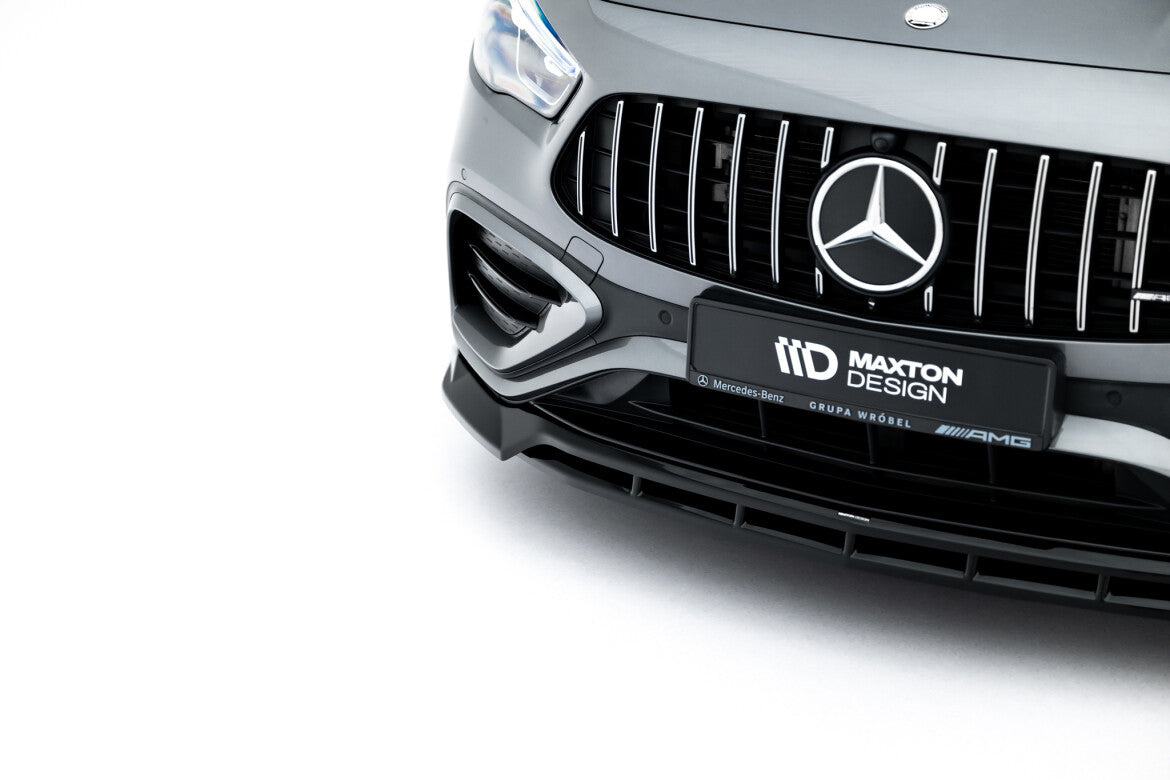 Frontlippe V.1 passend für Mercedes-AMG GLA 35 H247 FL schwarz Hochglanz