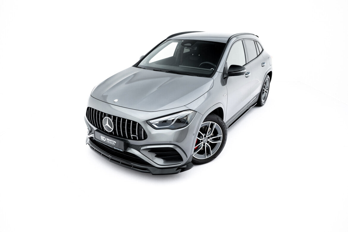 Frontlippe V.1 passend für Mercedes-AMG GLA 35 H247 FL schwarz Hochglanz