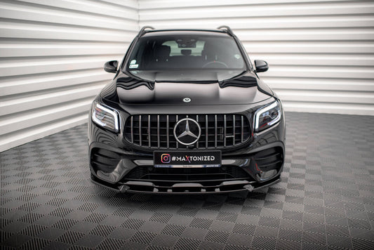 Frontlippe V.1 passend für Mercedes-AMG GLB 35 / AMG-Line X247 schwarz Hochglanz