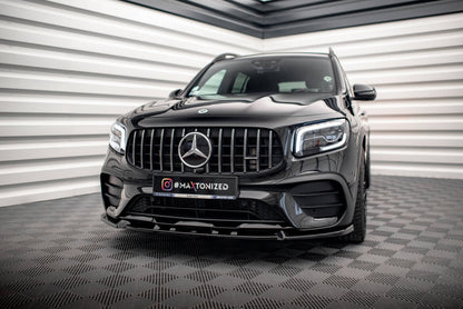 Frontlippe V.1 passend für Mercedes-AMG GLB 35 / AMG-Line X247 schwarz Hochglanz