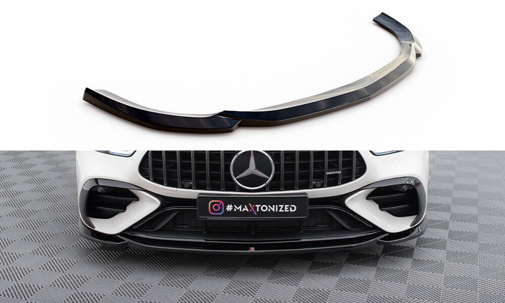 Frontlippe V.1 passend für Mercedes-AMG GT 43 4 Door Coupe V8 Styling Package X290 schwarz Hochglanz