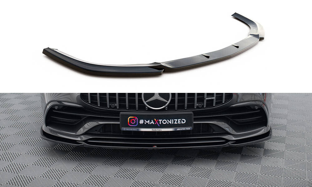 Frontlippe V.1 passend für Mercedes-AMG GT 53 4-Door Coupe X290 schwarz Hochglanz