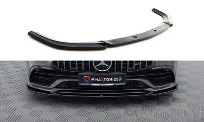 Frontlippe V.1 passend für Mercedes-AMG GT 53 4-Door Coupe X290 schwarz Hochglanz