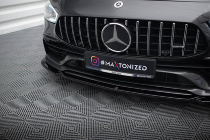 Frontlippe V.1 passend für Mercedes-AMG GT 53 4-Door Coupe X290 schwarz Hochglanz