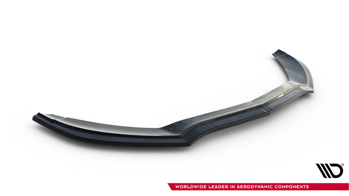 Frontlippe V.1 passend für Mercedes- Benz C Coupe AMG-Line C205 schwarz Hochglanz