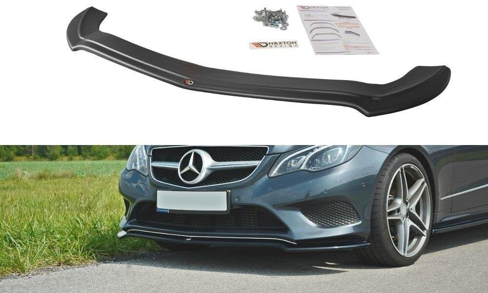 Frontlippe V.1 passend für Mercedes - Benz E Coupe / Cabrio C207 FL / A207 Facelit schwarz Hochglanz