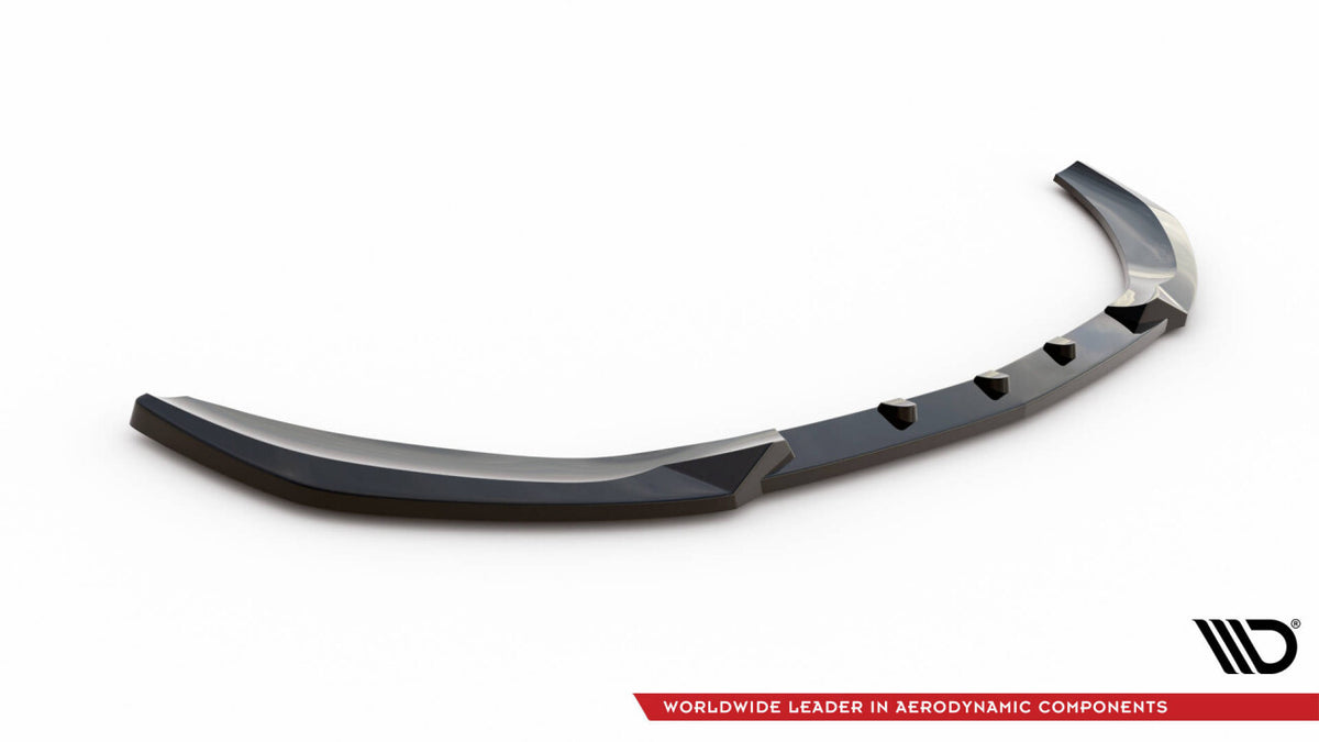 Frontlippe V.1 passend für Mercedes C AMG-Line / 43 AMG W206 schwarz Hochglanz