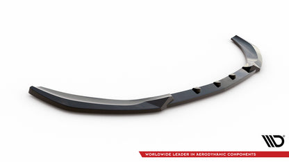 Frontlippe V.1 passend für Mercedes C AMG-Line / 43 AMG W206 schwarz Hochglanz