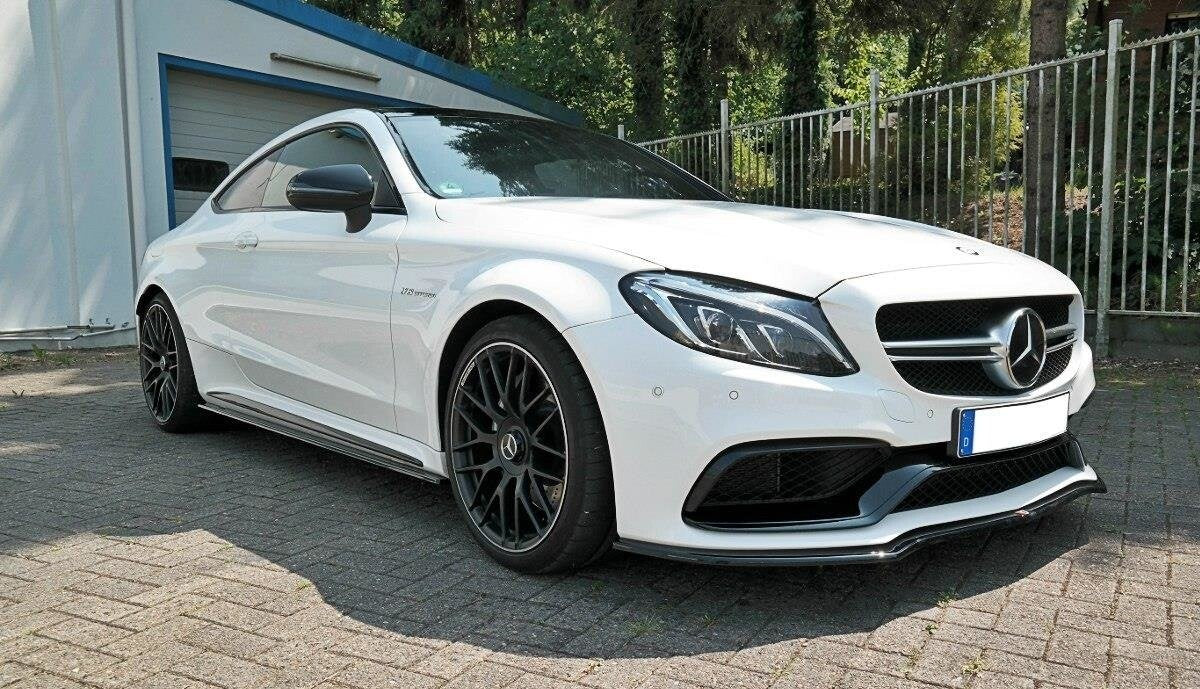 Frontlippe V.1 passend für Mercedes C-Klasse C205 63 AMG Coupe schwarz Hochglanz