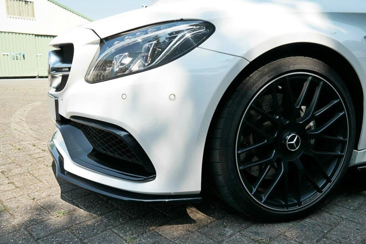 Frontlippe V.1 passend für Mercedes C-Klasse C205 63 AMG Coupe schwarz Hochglanz