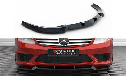 Frontlippe V.1 passend für Mercedes CL 63 AMG C216 schwarz Hochglanz